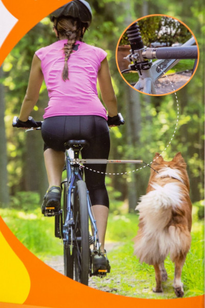 Fahrrad-Freilaufleine Walky Dog Plus
